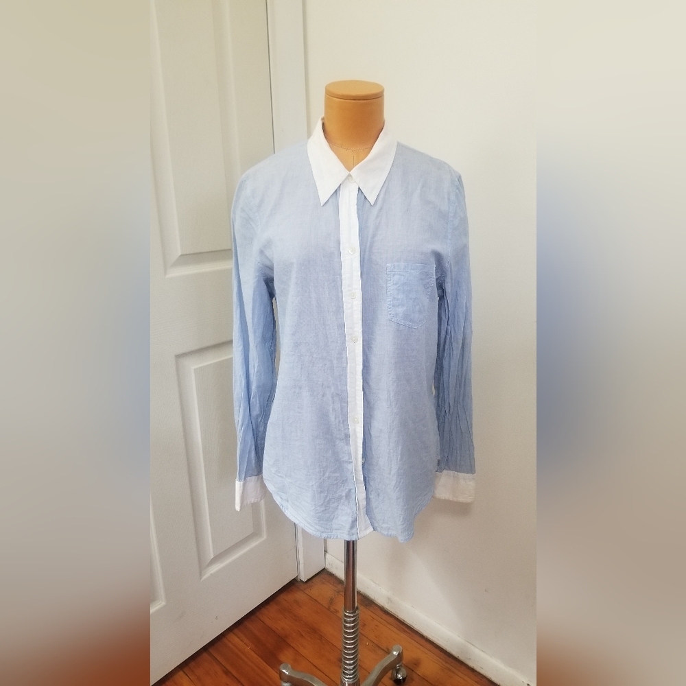 GAP Boyfriend Fit Cotton French Cuff Shirt
